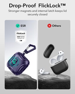 Foto 4 | Funda para AirPods 4.a Generación ESR Morado - Venta Internacional