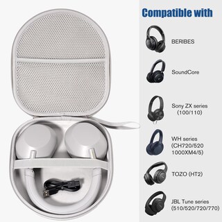 Foto 4 | Funda para Auriculares Procase Hard Universal Sony Jbl Tozo Gris - Venta Internacional