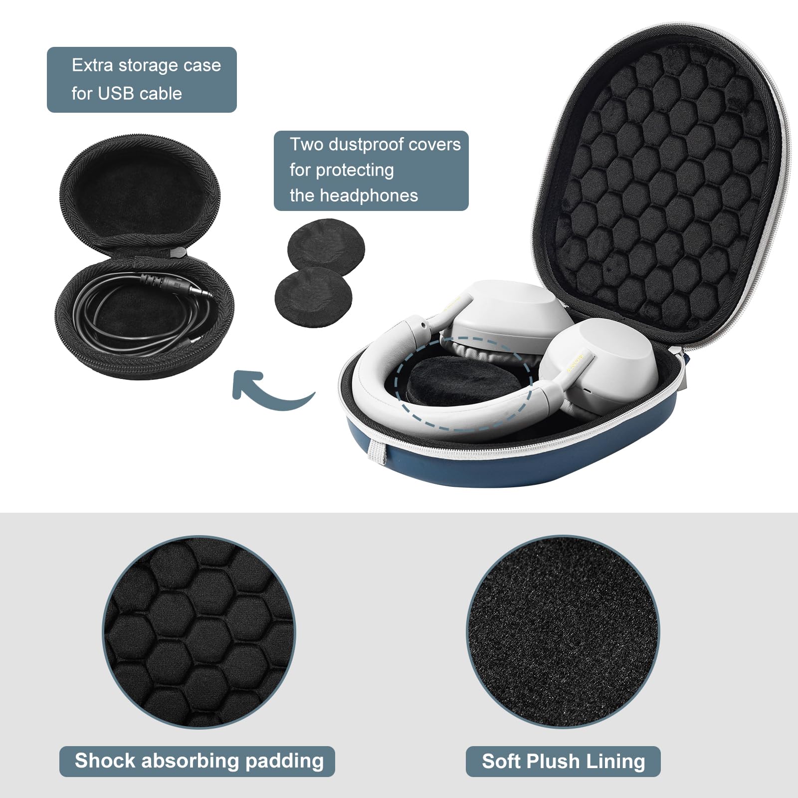 Foto 6 pulgar | Funda para Auriculares Procase Sony y Bose - Venta Internacional