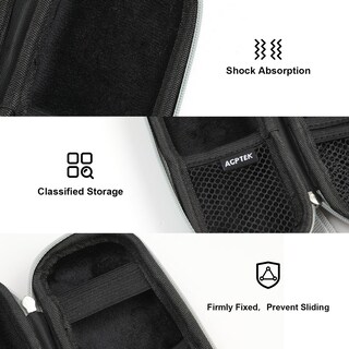 Foto 4 | Estuche De Transporte Agptek Funda Rígida Con Cierre De Eva Para Grabadora De Voz - Venta Internacional.