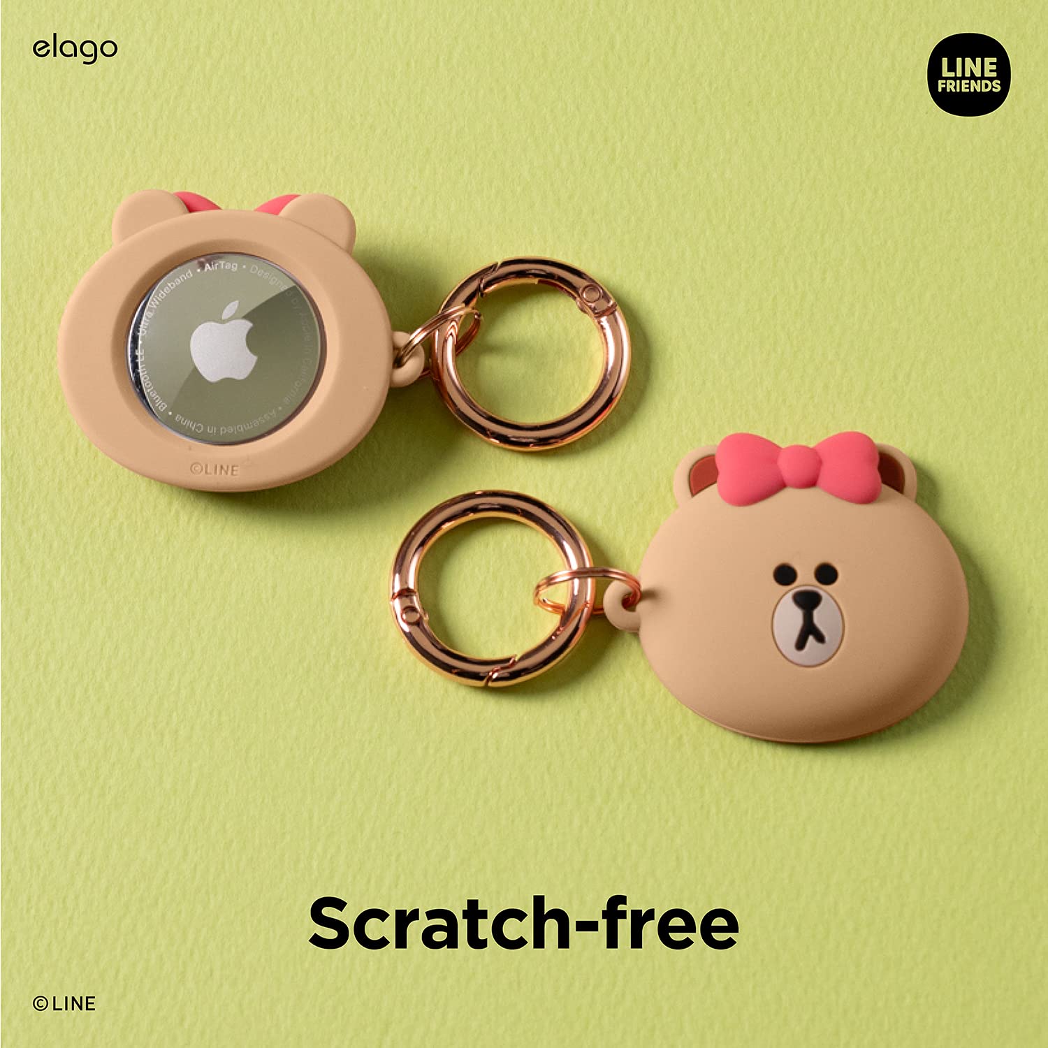 Foto 5 pulgar | Funda De Silicona Elago L Line Friends Compatible Con Apple Airtag - Venta Internacional.