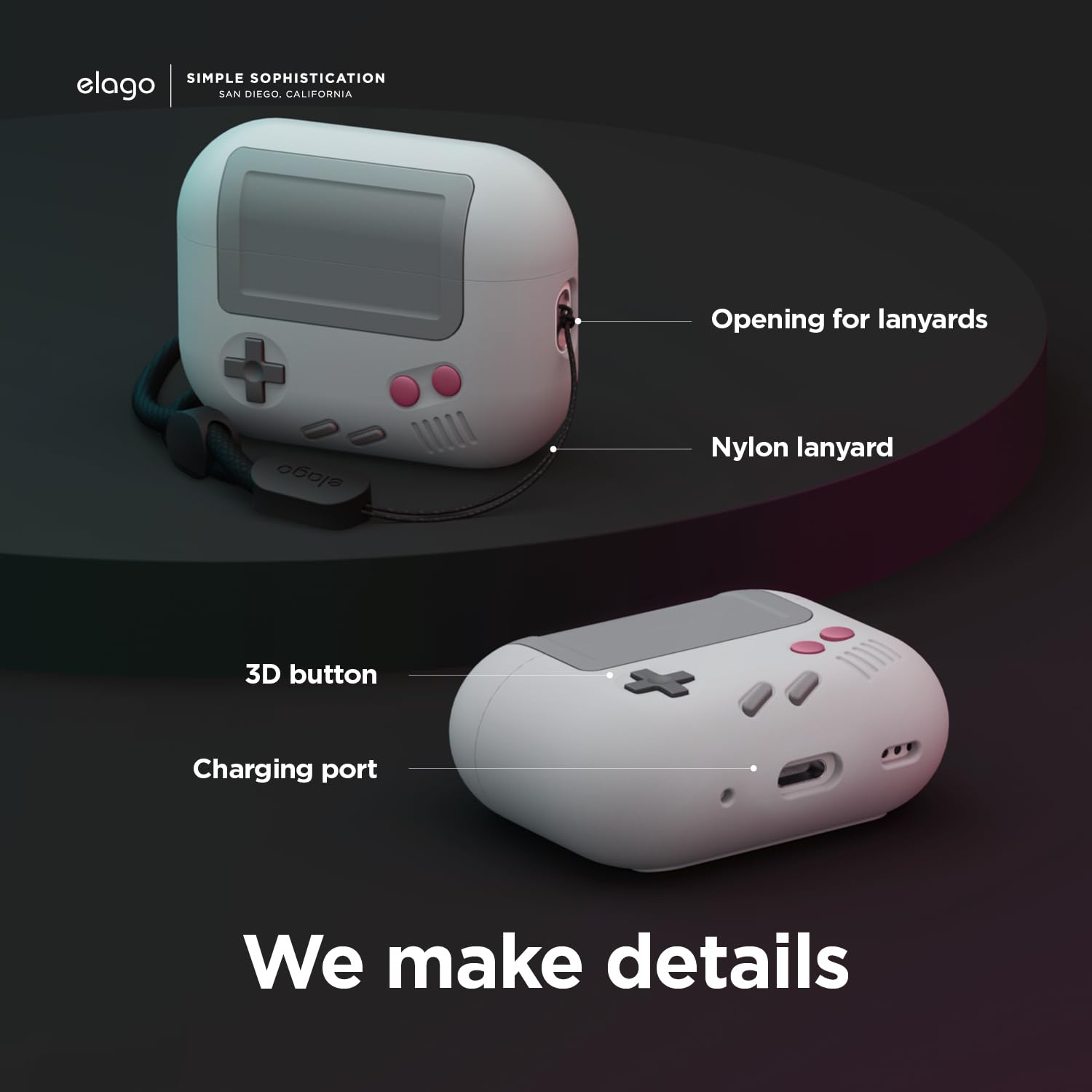 Foto 5 pulgar | Funda Elago Aw5 Compatible Con Apple Airpods Pro De Segunda Generación - Venta Internacional.