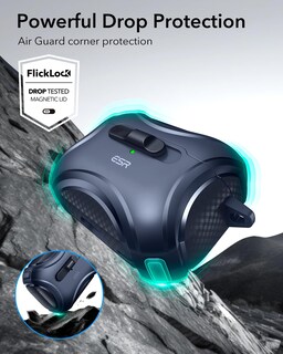 Foto 6 | Funda Para Airpods Pro Esr Cyber Series Azul - Venta Internacional.