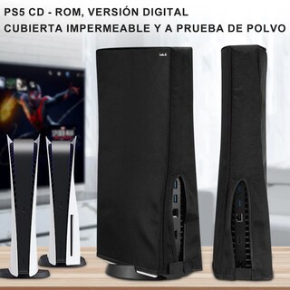 Foto 2 | Funda Resistente Al Polvo Y El Agua Para Play Station 5 Lab.g Negro