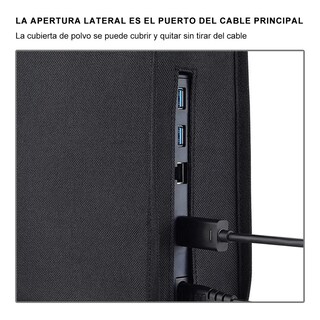 Foto 5 | Funda Resistente Al Polvo Y El Agua Para Play Station 5 Lab.g Negro