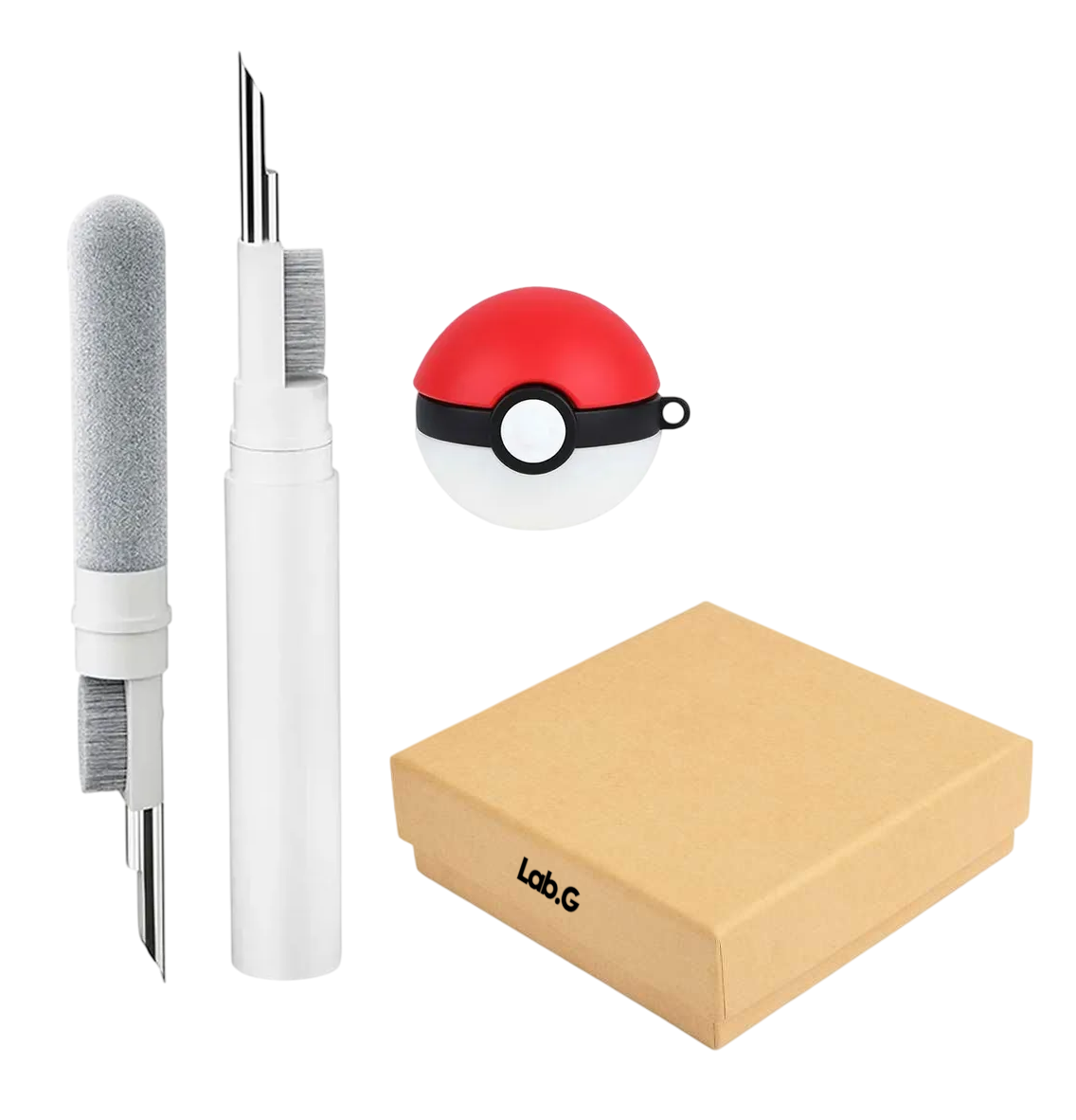 Foto 2 pulgar | Fundas Case Para Galaxy Buds Live / Buds 2/buds Pro+limpiador Blanco Rojo