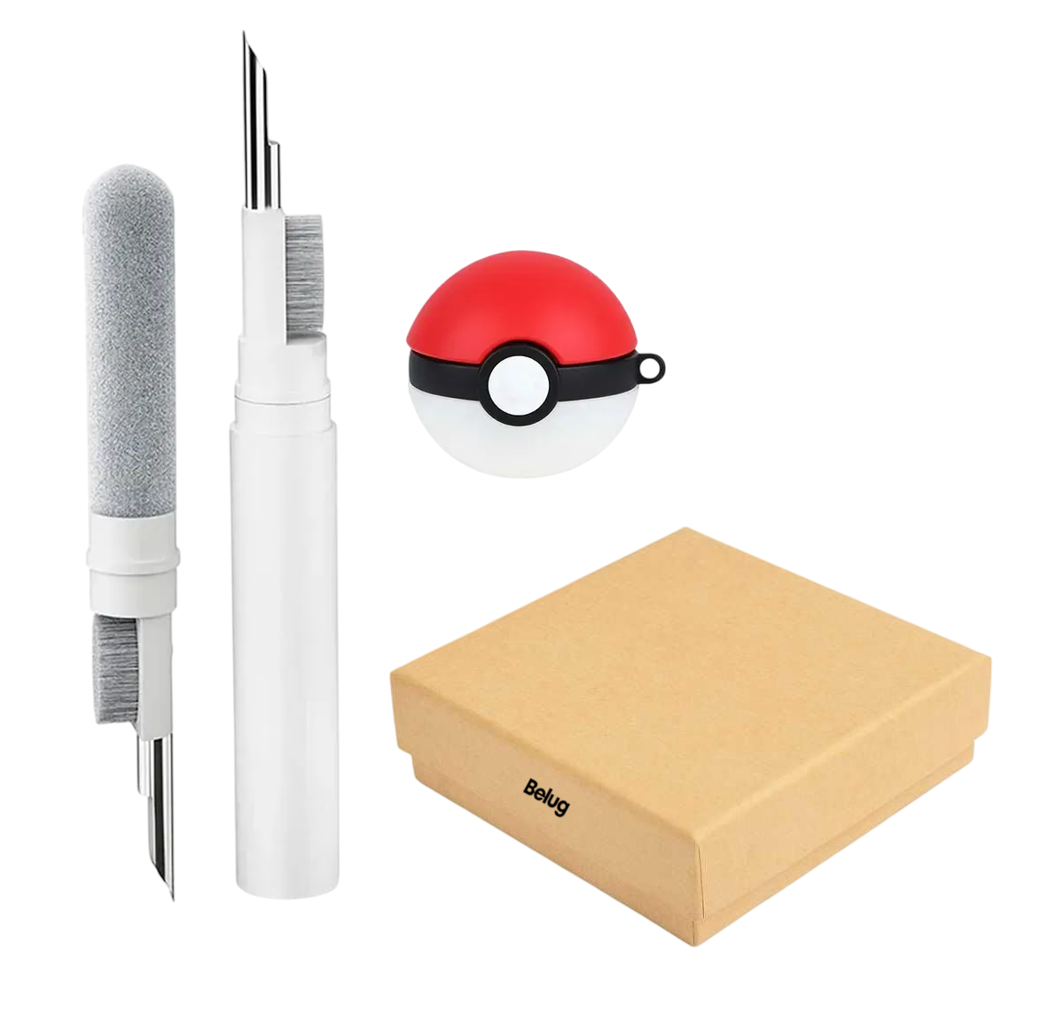 Foto 1 | Fundas Case Para Galaxy Buds Live / Buds 2/buds Pro+limpiador Blanco Rojo