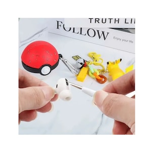 Foto 3 | Fundas Case Para Galaxy Buds Live / Buds 2/buds Pro+limpiador Blanco Rojo