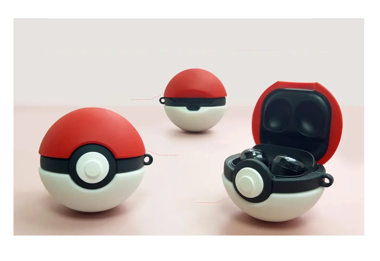 Foto 5 | Fundas Case Para Galaxy Buds Live / Buds 2/buds Pro+limpiador Blanco Rojo