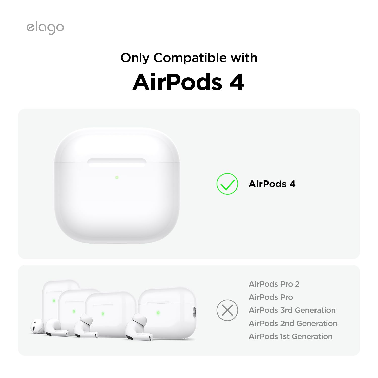 Foto 2 | Funda Elago Armor Compatible Con Airpods 4.ª Generación + Con Mosquetón - Venta Internacional.