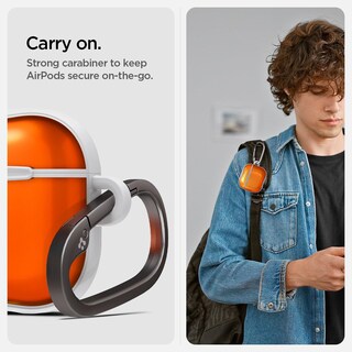 Foto 4 | Funda Spigen Ultra Hybrid Para Airpods 4 Diseño Retro Con Llavero - Venta Internacional.