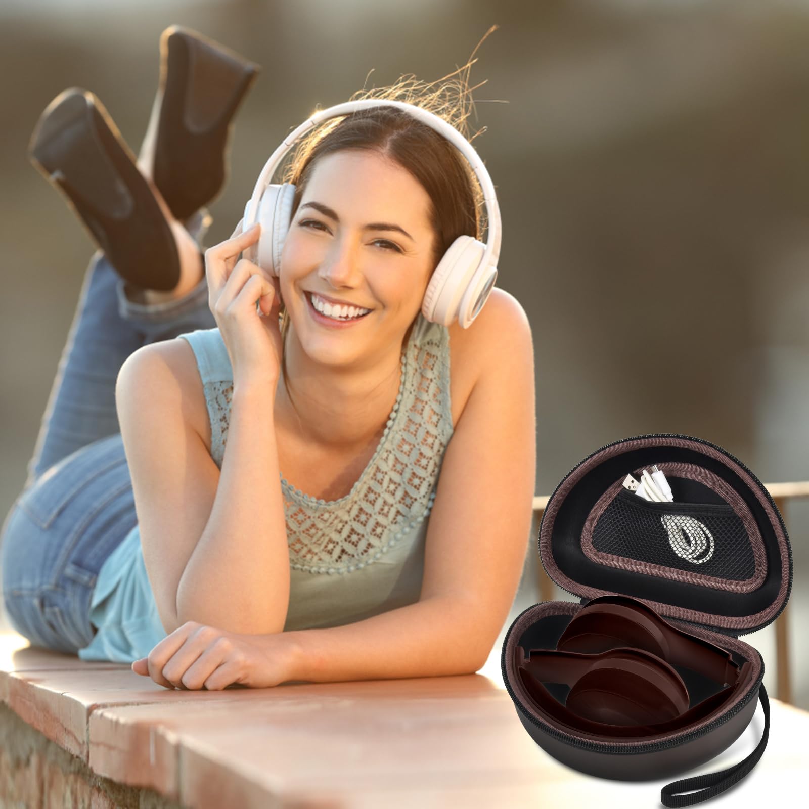 Foto 7 pulgar | Funda Para Auriculares Comecase Compatible Con Beats Solo 4/studio Pro/solo3/studio3/solo2/solo Pro - Venta Internacio