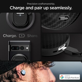 Foto 7 | Funda Spigen Enzo Aramid Para Google Pixel Buds Pro 2 - Venta Internacional.