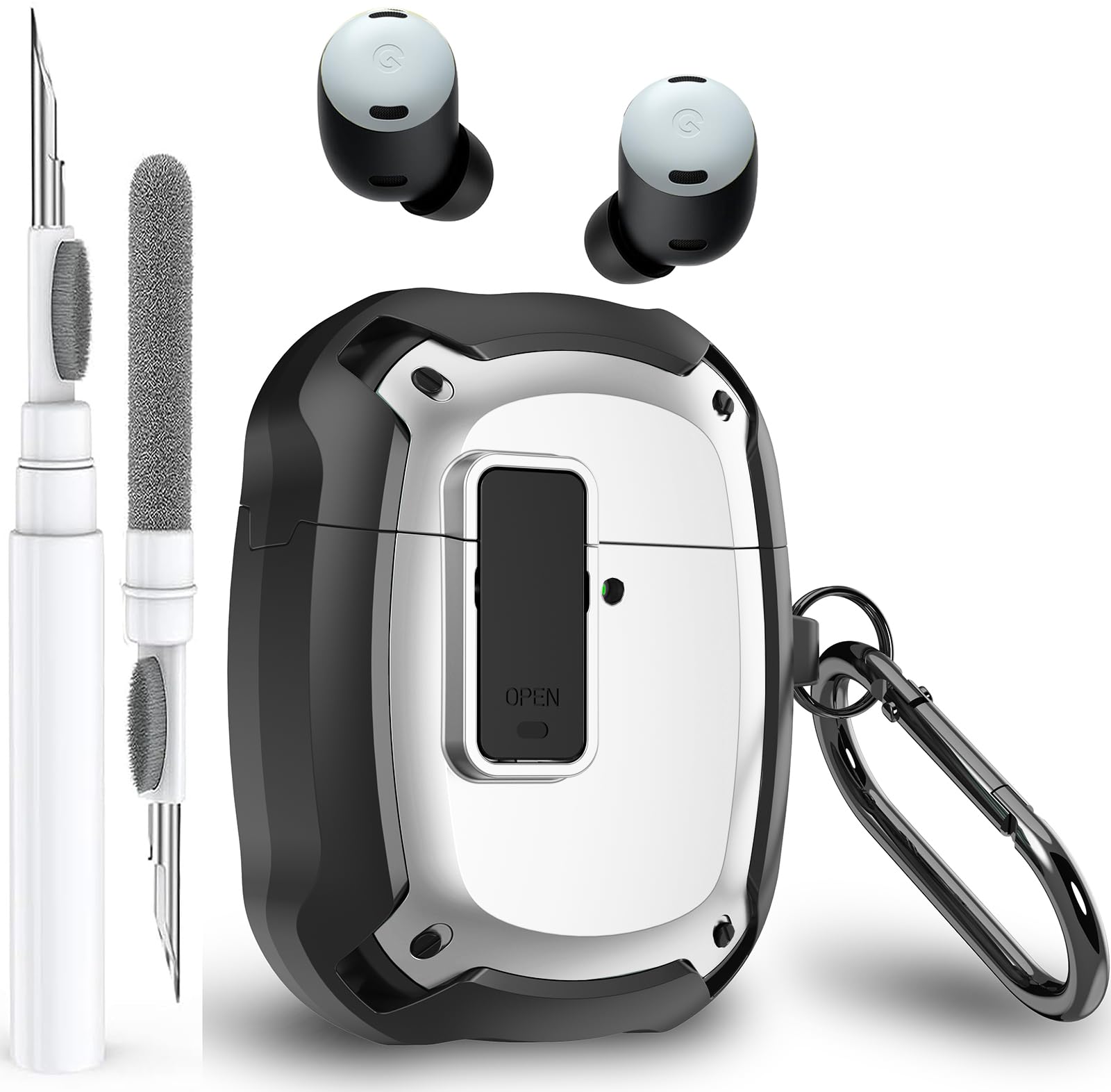Funda Olytop Para Google Pixel Buds Pro 2/pro Con Limpiador - Venta Internacional.