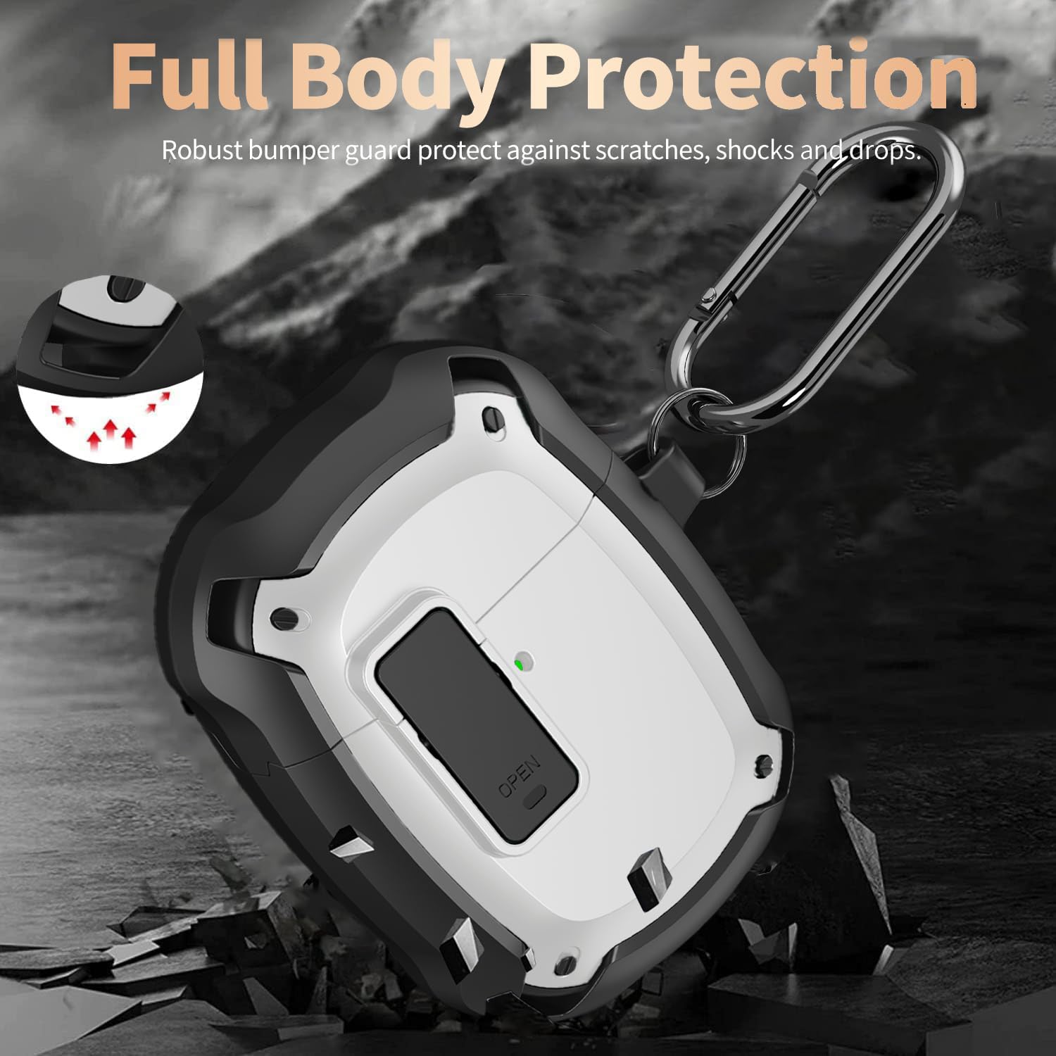Foto 4 pulgar | Funda Olytop Para Google Pixel Buds Pro 2/pro Con Limpiador - Venta Internacional.
