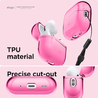 Foto 4 | Funda Elago Compatible Con Airpods Pro De 2.ª Generación Neon Hotpink - Venta Internacional.