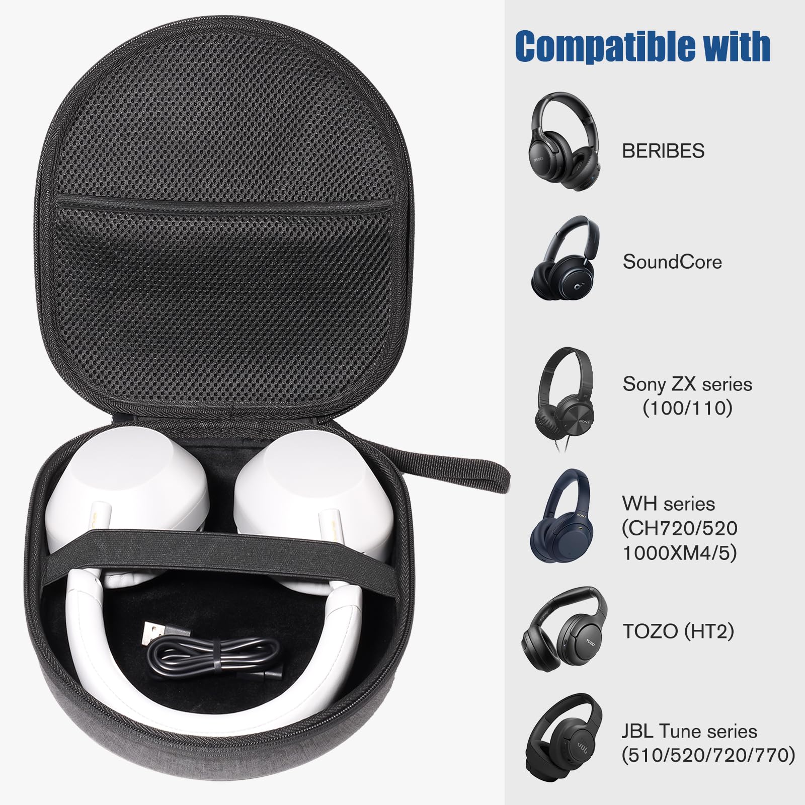 Foto 5 pulgar | Funda Para Auriculares Procase Hard Universal Para Sony Jbl Tozo - Venta Internacional.