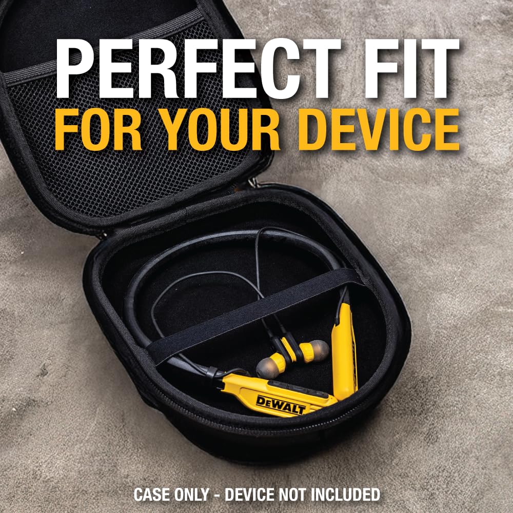 Foto 5 pulgar | Funda Para Auriculares Dewalt Para Auriculares Con Banda Para El Cuello Con Carcasa Dura De Eva - Venta Internacional.