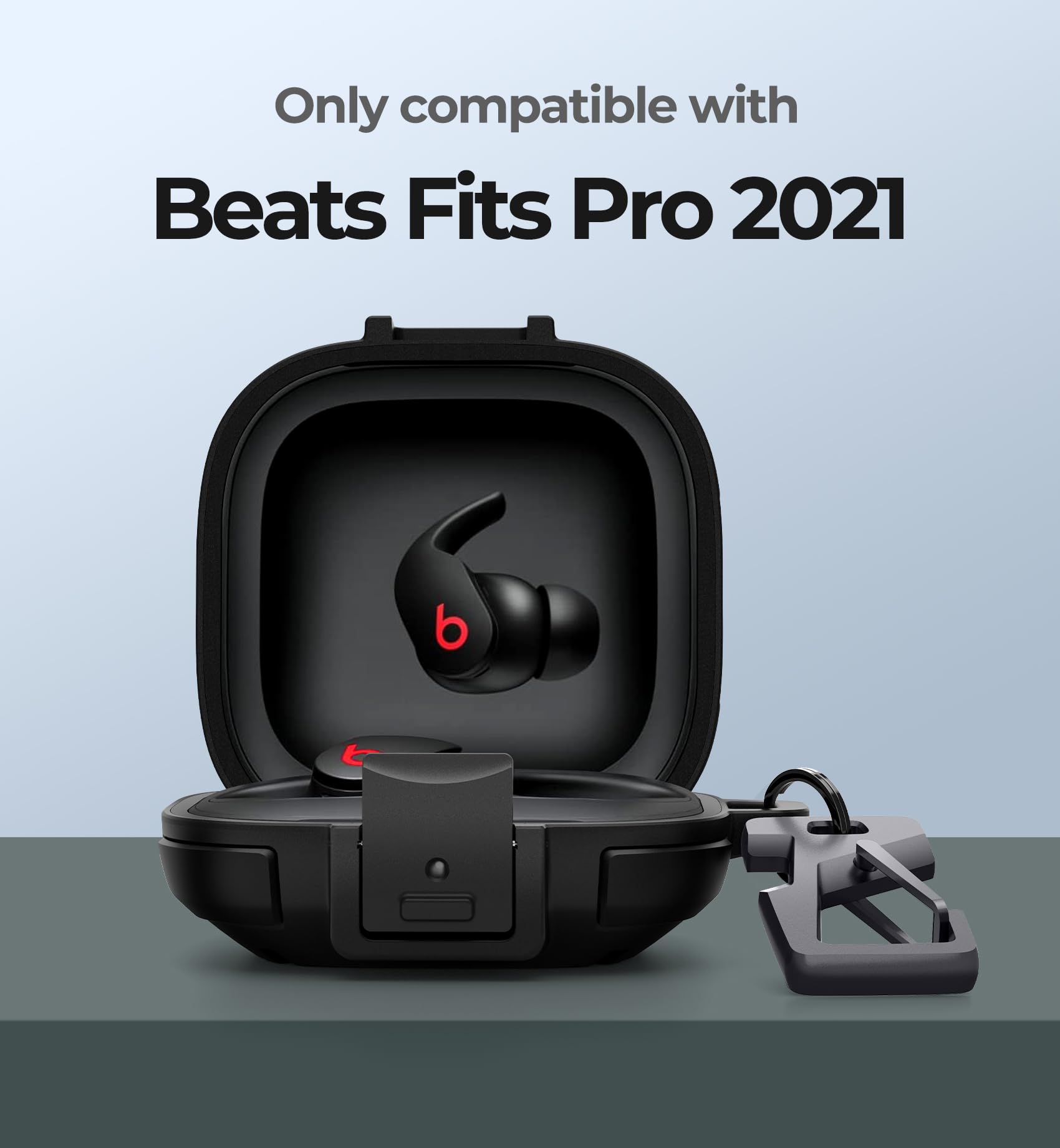 Foto 3 pulgar | Funda Dexnor Rugged Bumper Para Beats Fit Pro (2021) Con Cierre - Venta Internacional.