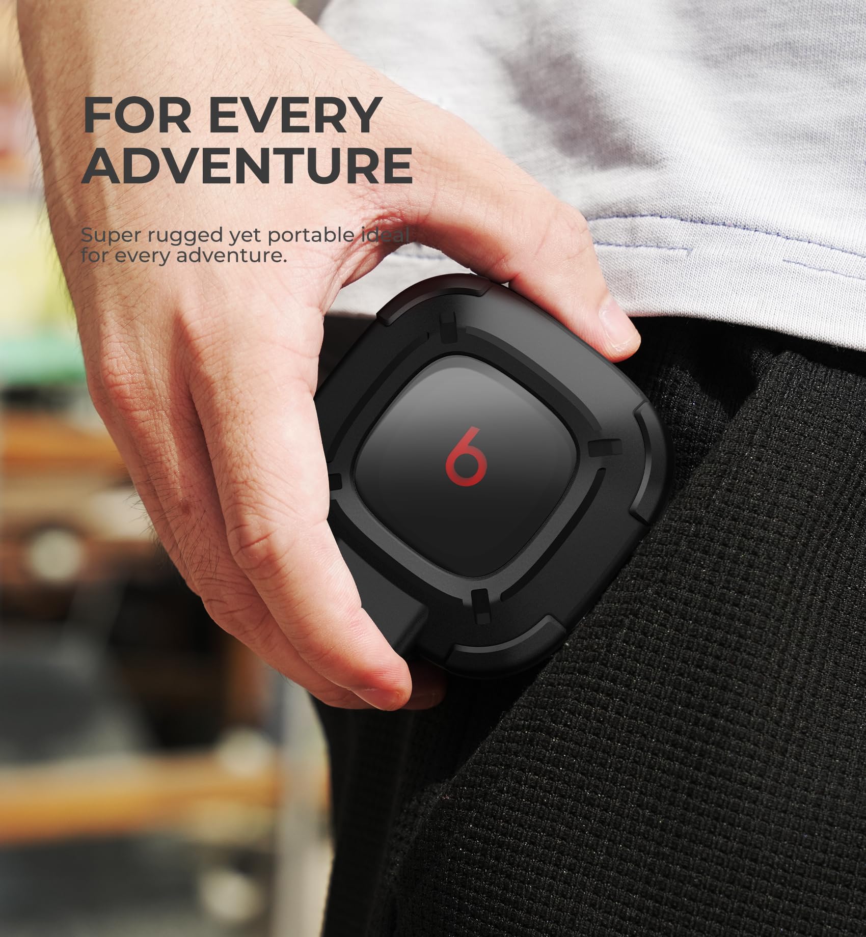 Foto 8 pulgar | Funda Dexnor Rugged Bumper Para Beats Fit Pro (2021) Con Cierre - Venta Internacional.