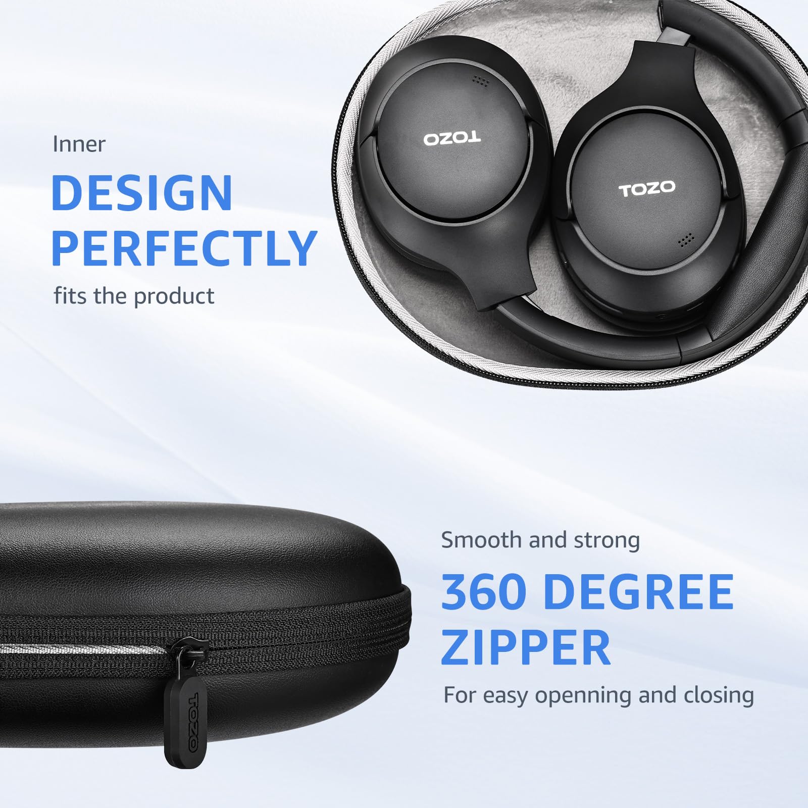 Foto 4 | Funda De Auriculares Tozo Para Tozo Ht2 Ha1 Ht1 Negra - Venta Internacional.