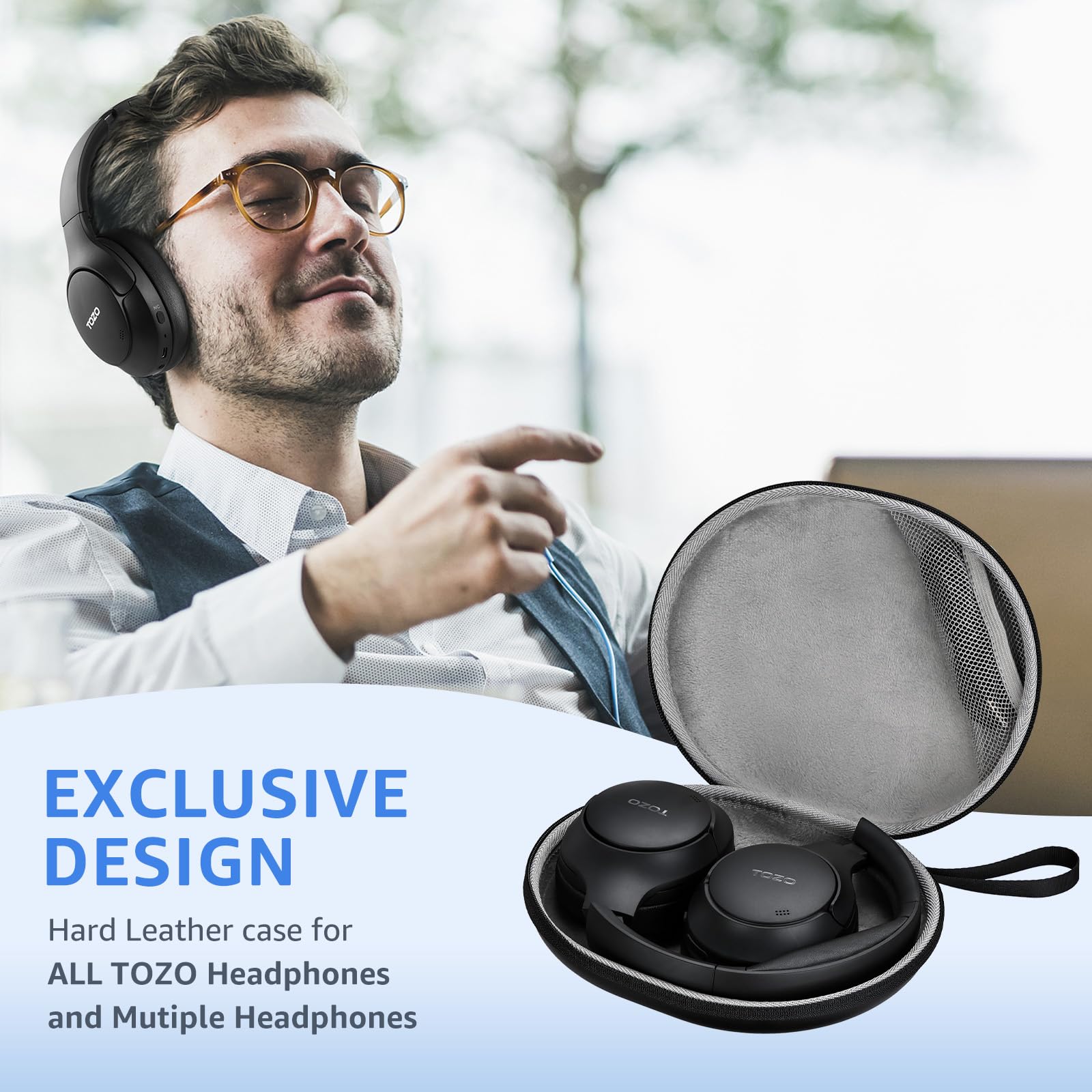 Foto 6 pulgar | Funda De Auriculares Tozo Para Tozo Ht2 Ha1 Ht1 Negra - Venta Internacional.