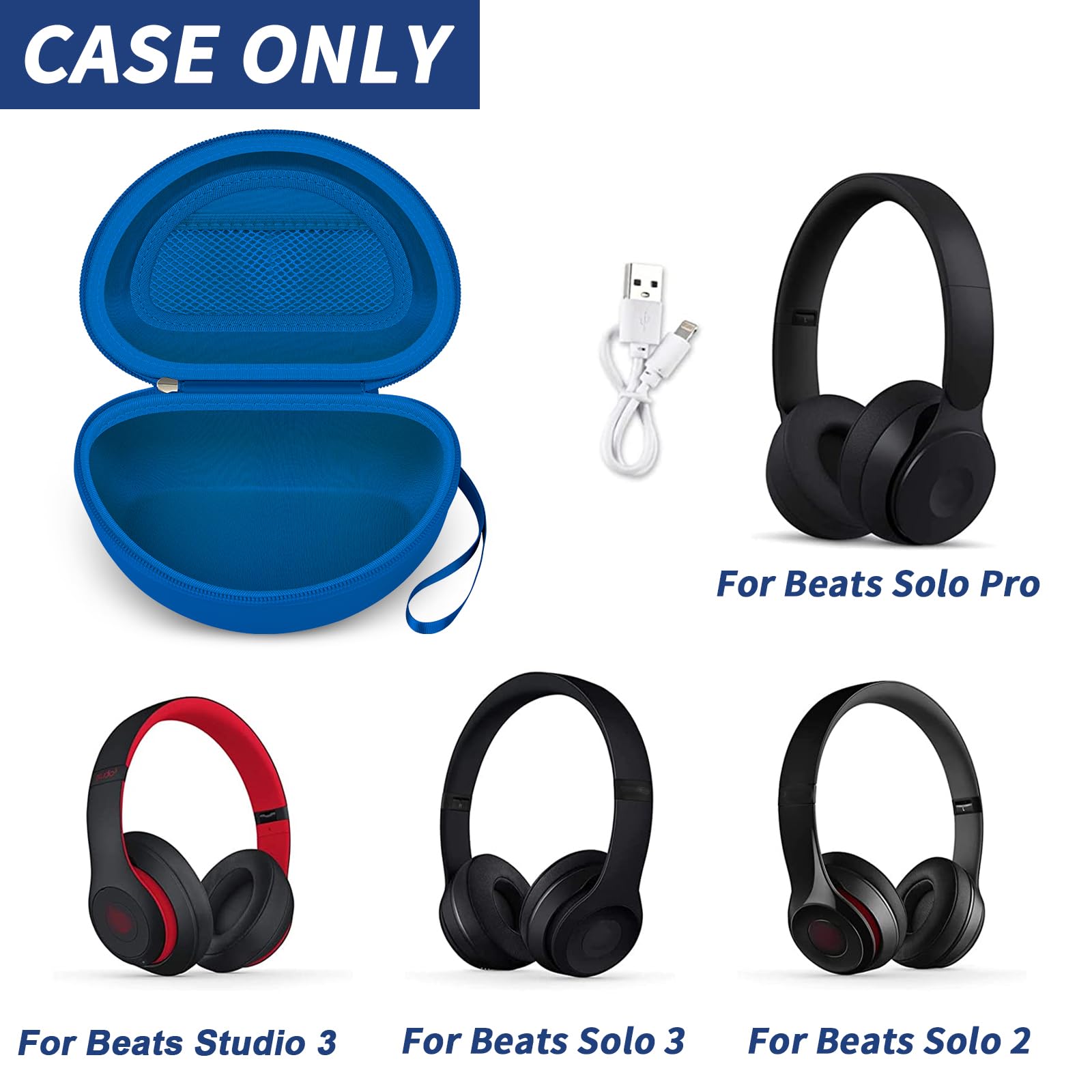 Foto 2 | Funda Para Auriculares Comecase Compatible Con Beats Solo 4/studio Pro/3/2 - Venta Internacional.