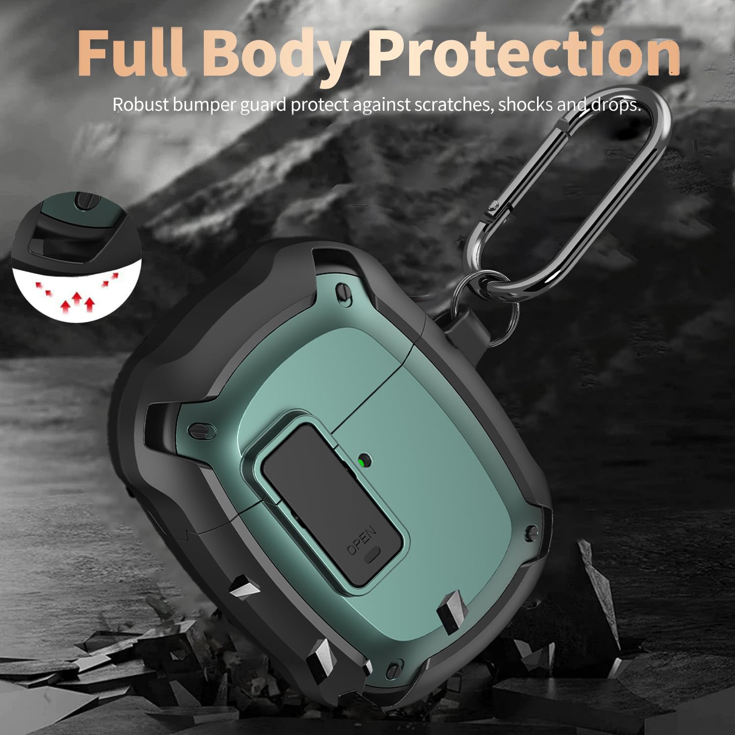 Foto 4 pulgar | Funda Para Google Pixel Buds Pro/pro 2 Olytop Con Limpiador - Venta Internacional.