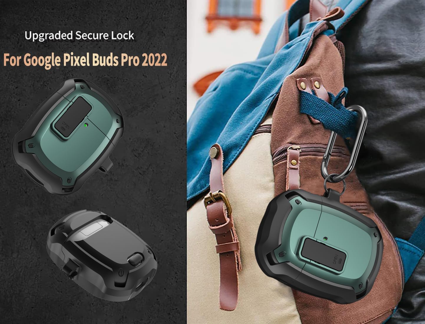 Foto 6 pulgar | Funda Para Google Pixel Buds Pro/pro 2 Olytop Con Limpiador - Venta Internacional.