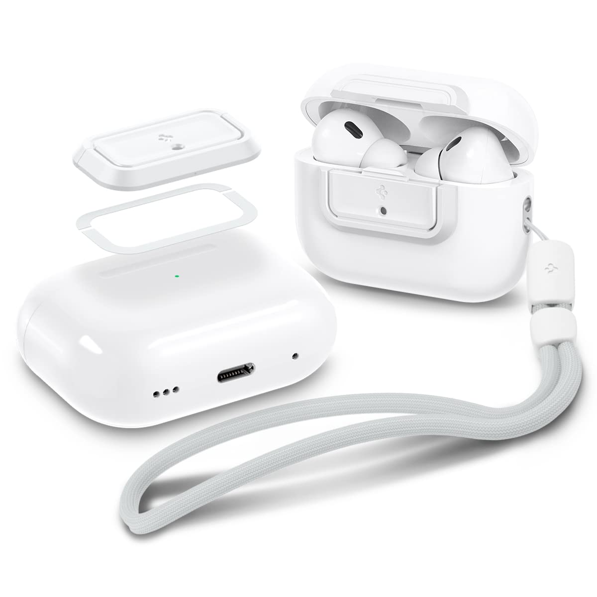 Dispositivo De Bloqueo Spigen Lock Fit M Para Airpods Pro Funda Blanca - Venta Internacional.