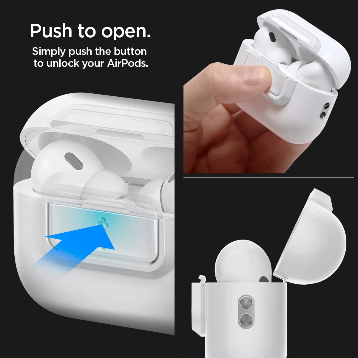Foto 7 pulgar | Dispositivo De Bloqueo Spigen Lock Fit M Para Airpods Pro Funda Blanca - Venta Internacional.