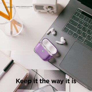 Foto 3 | Funda Elago Compatible Con Airpods Pro De Segunda Generación Color Morado Oscuro - Venta Internacional.