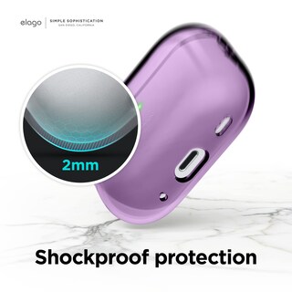Foto 5 | Funda Elago Compatible Con Airpods Pro De Segunda Generación Color Morado Oscuro - Venta Internacional.