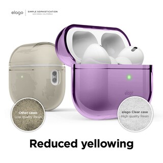 Foto 6 | Funda Elago Compatible Con Airpods Pro De Segunda Generación Color Morado Oscuro - Venta Internacional.