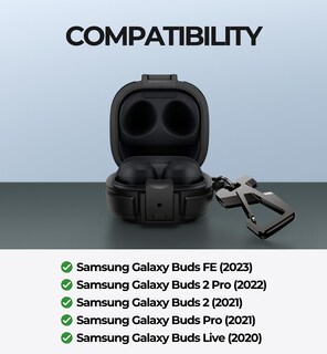 Foto 3 | Funda Protectora Resistente Dexnor Para Samsung Galaxy Buds Fe/buds 2 Pro/buds 2/buds Pro/buds Live - Venta Internacio