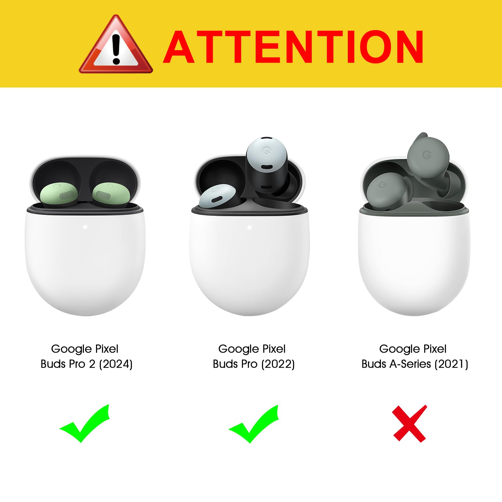 Foto 3 pulgar | Funda Casebot Para Google Pixel Buds Pro 2/pro Con Mosquetón - Venta Internacional.