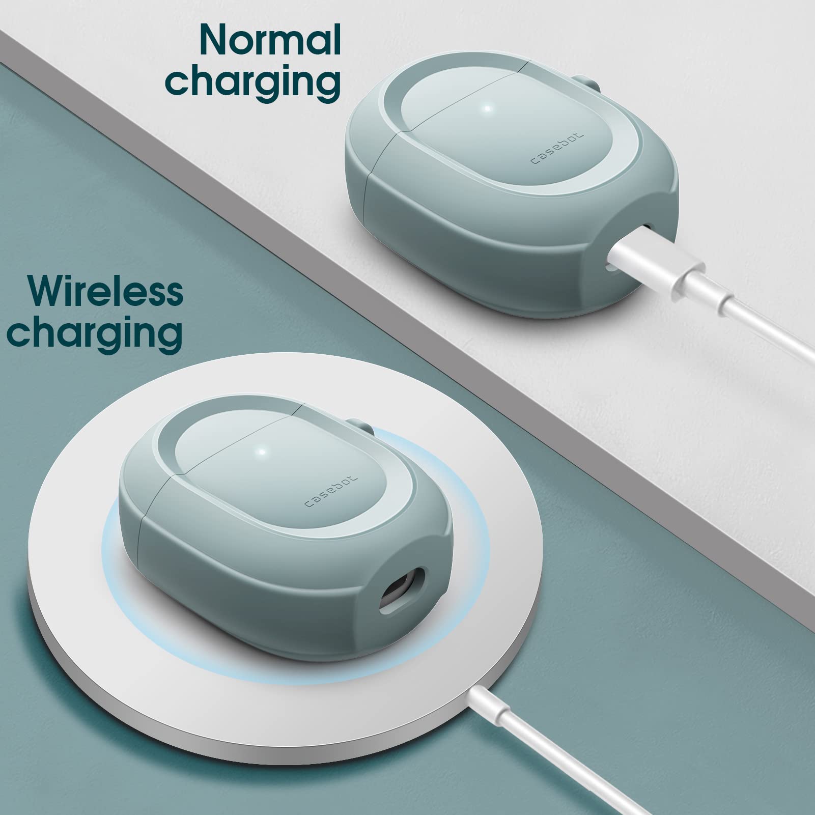 Foto 7 pulgar | Funda Casebot Para Google Pixel Buds Pro 2/pro Con Mosquetón - Venta Internacional.
