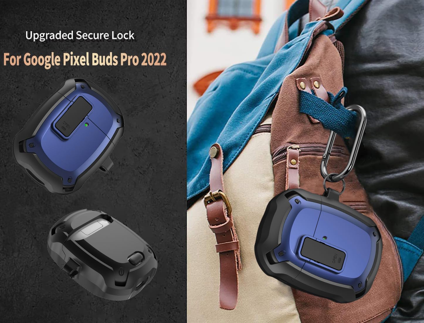 Foto 6 pulgar | Funda Olytop Para Google Pixel Buds Pro 2/pro Con Limpiador - Venta Internacional.