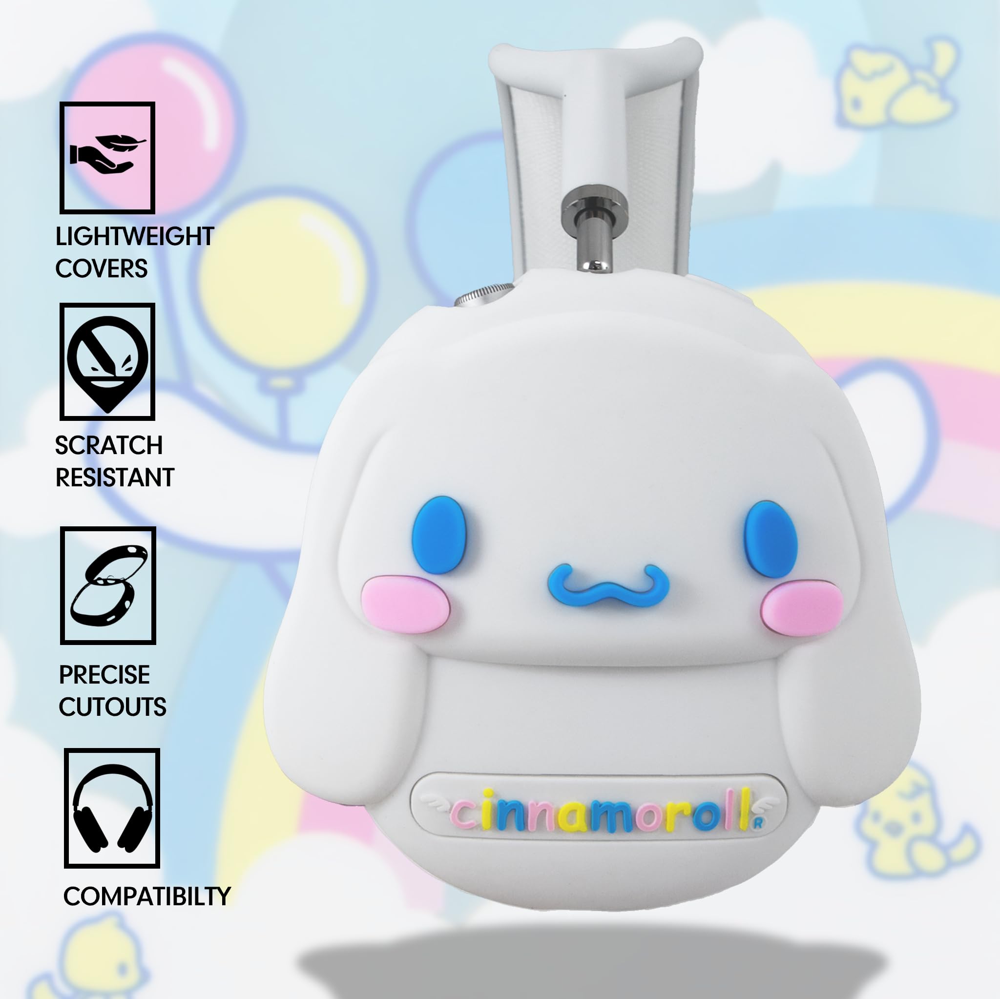 Foto 3 pulgar | Funda Protectora Para Auriculares Airpods Max Sonix X Sanrio Cinnamoroll - Venta Internacional.