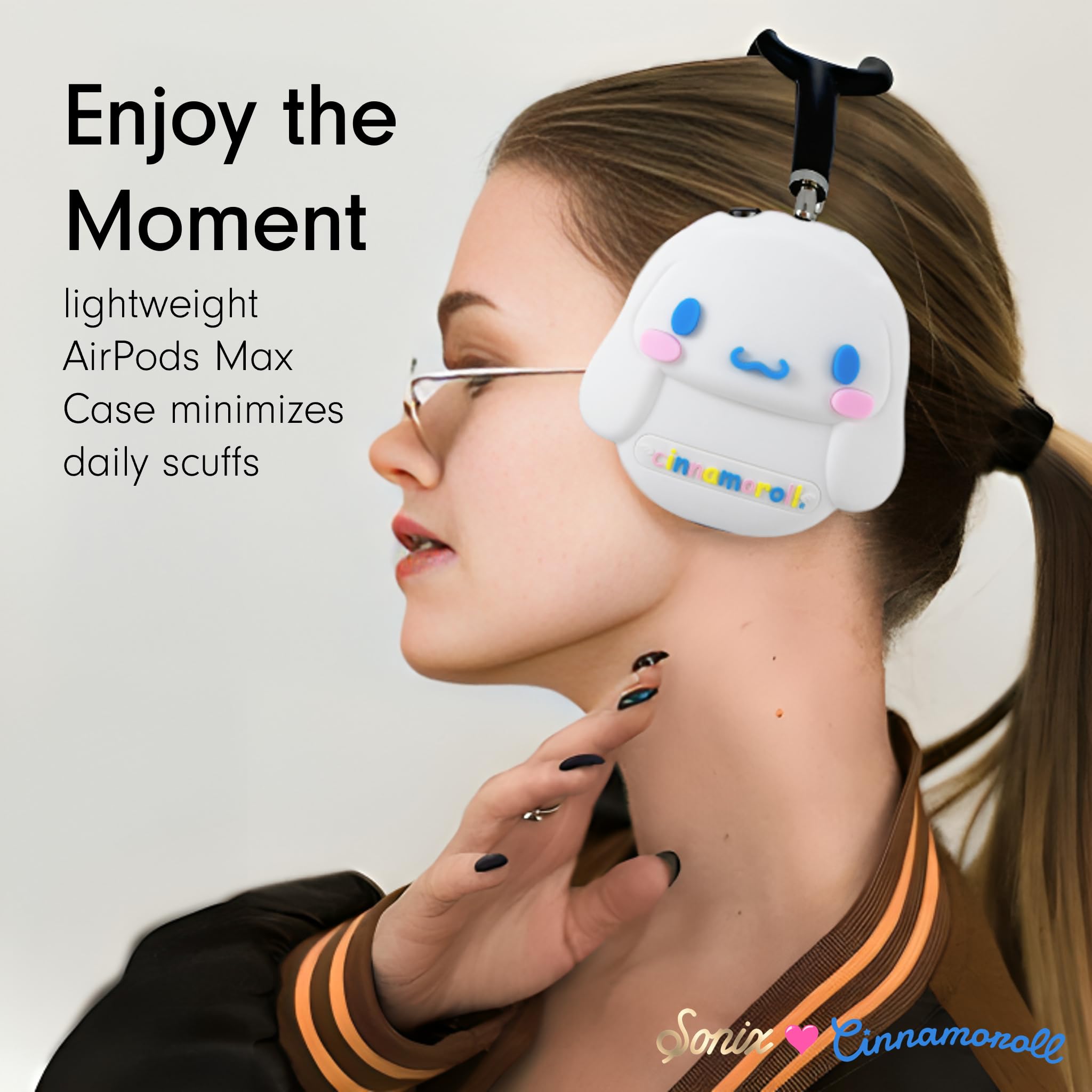 Foto 7 pulgar | Funda Protectora Para Auriculares Airpods Max Sonix X Sanrio Cinnamoroll - Venta Internacional.