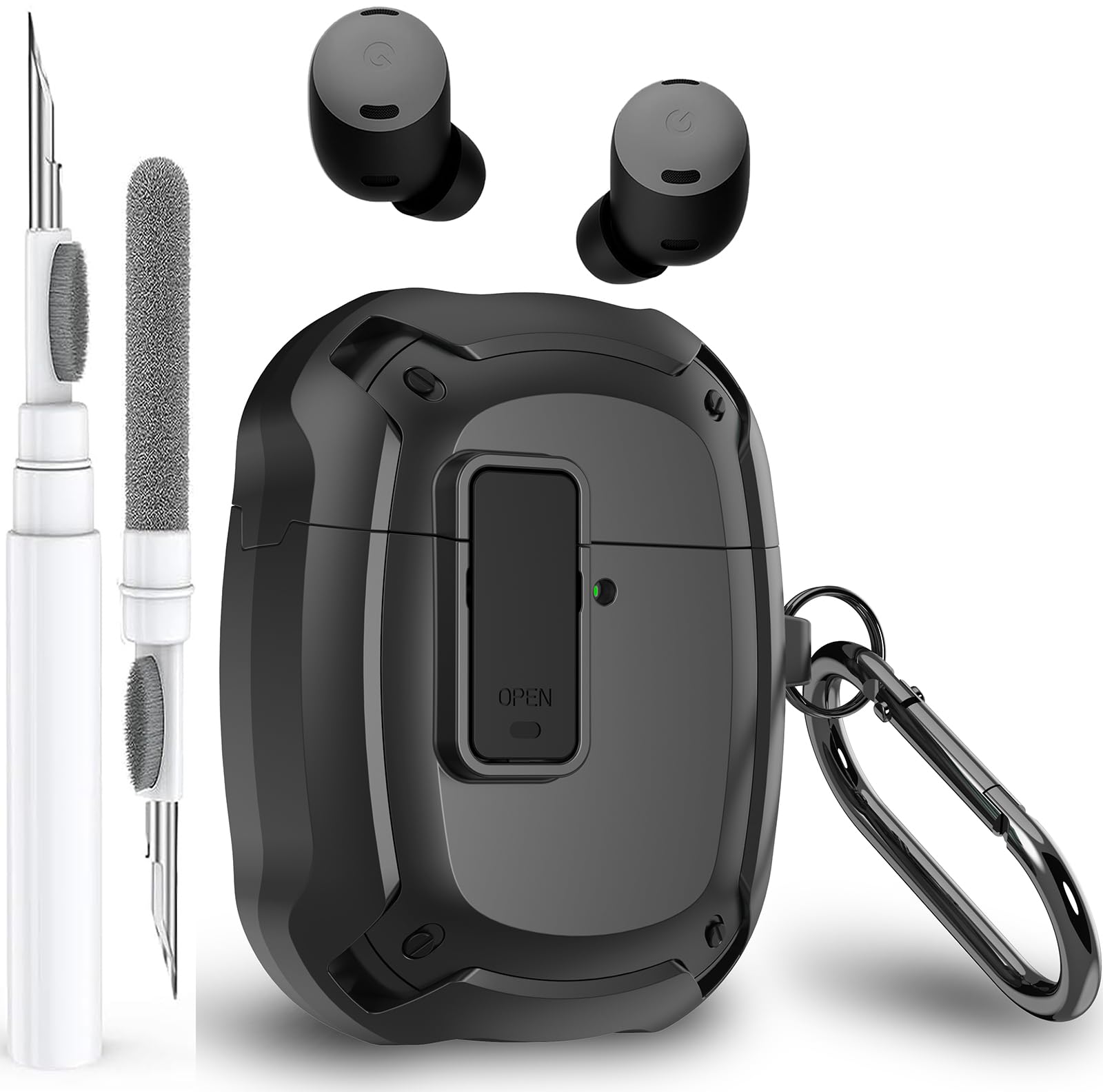 Funda Olytop Para Google Pixel Buds Pro 2/pro Con Limpiador - Venta Internacional.
