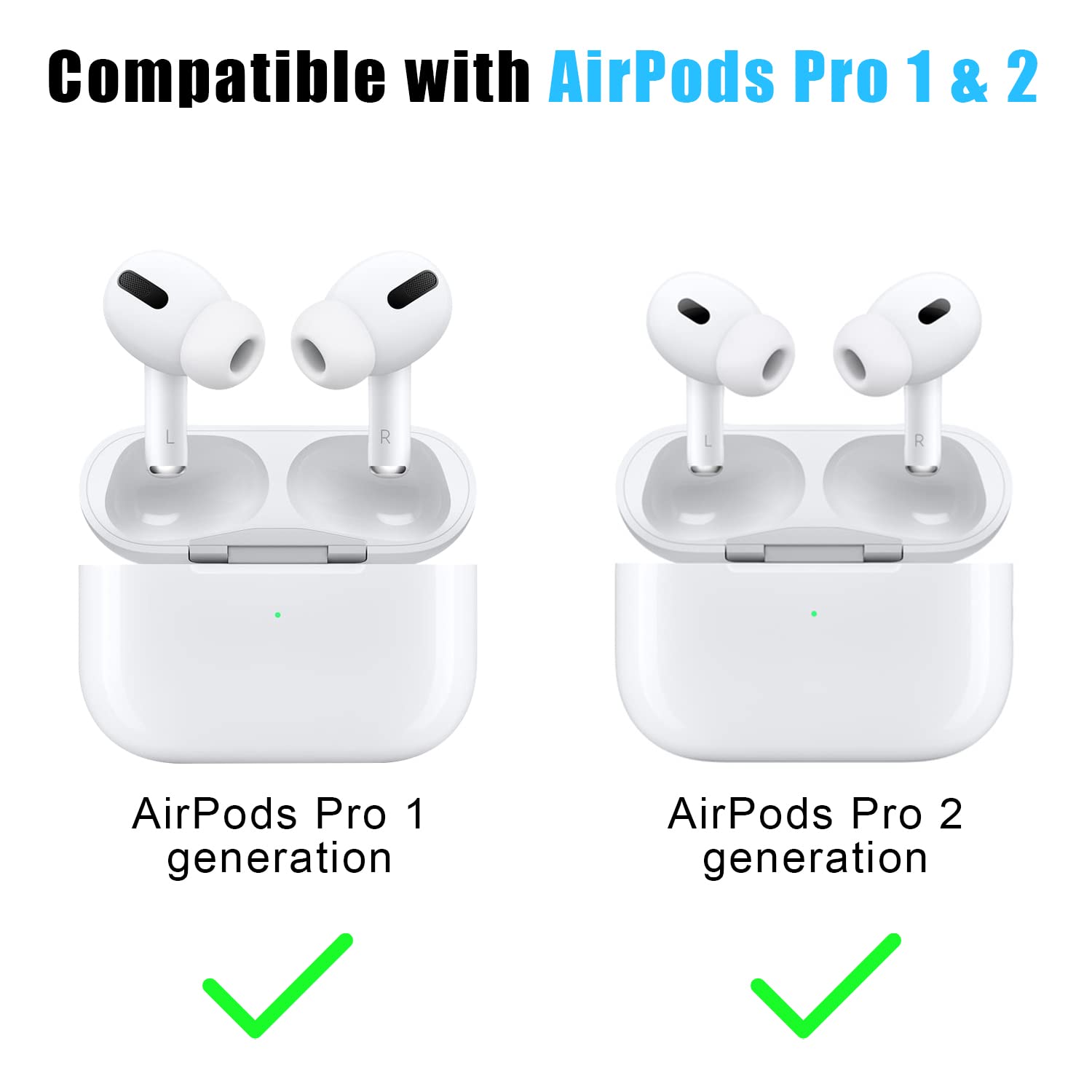 Foto 7 pulgar | [3 Pares] Almohadillas De Repuesto Para Airpods Pro Con Caja De Almacenamiento - Venta Internacional.