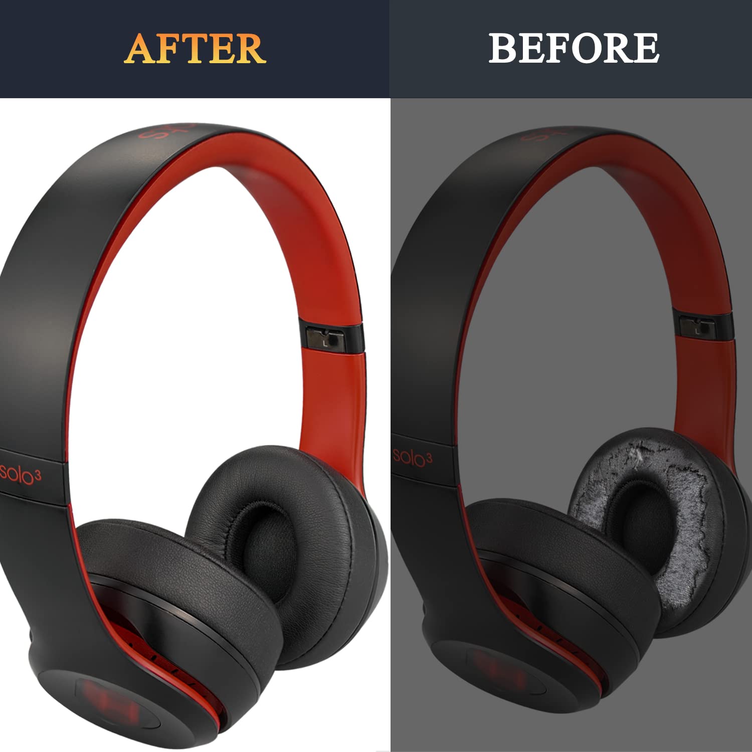 Foto 3 | Almohadillas De Repuesto Para Beats Solo 2 Y Solo 3 - Venta Internacional.