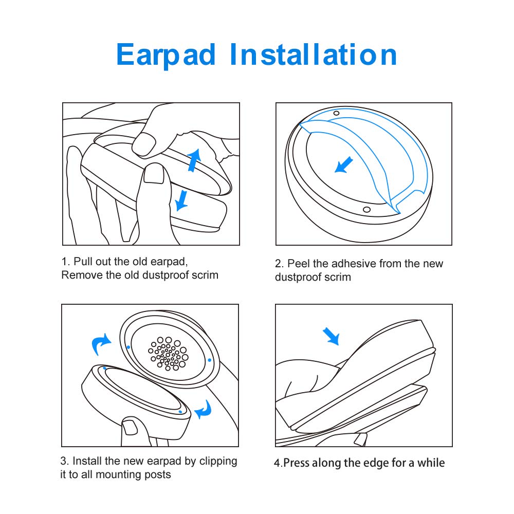 Foto 7 pulgar | Almohadillas De Repuesto Para Auriculares Inalámbricos Beats Solo 2/3 - Venta Internacional.