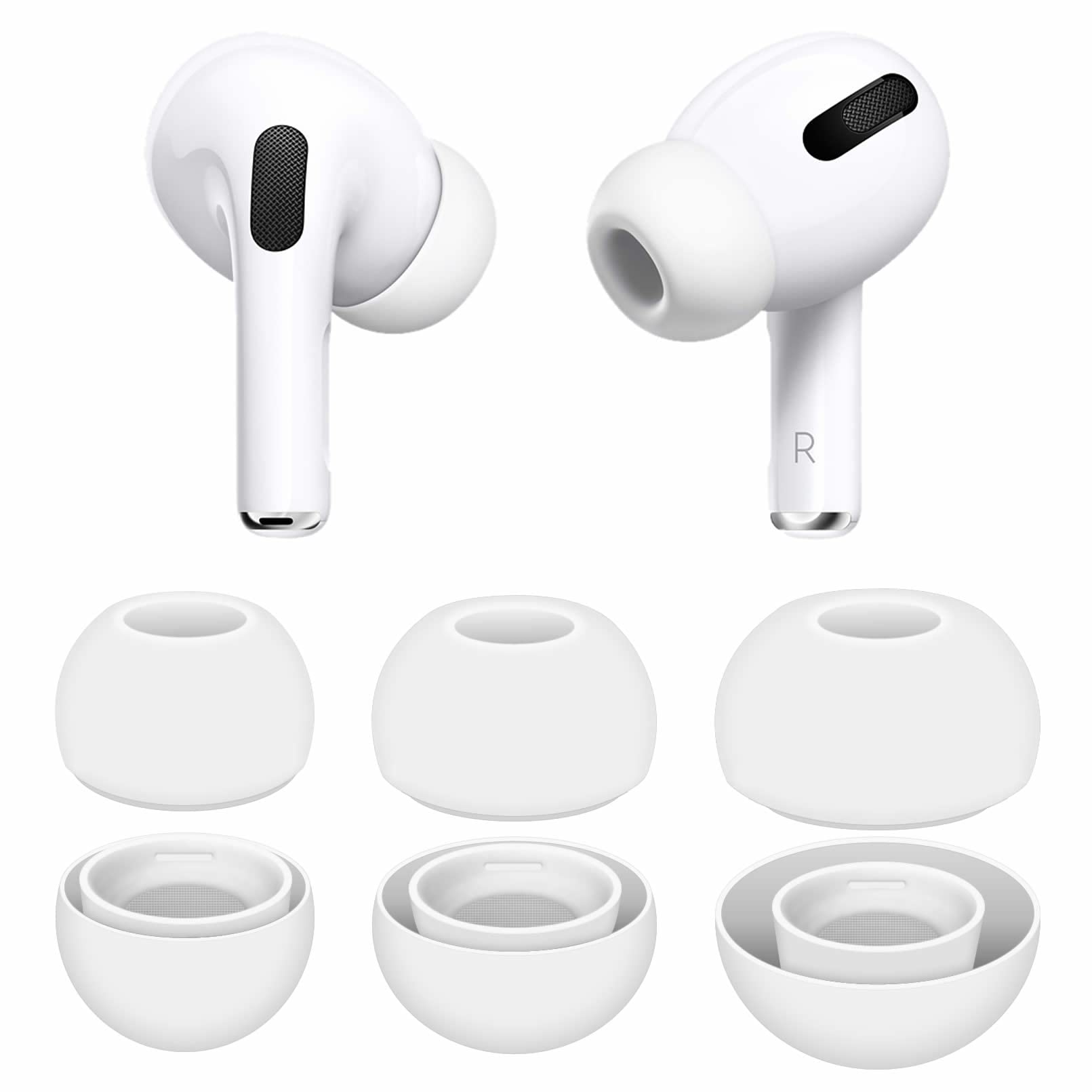 Foto 2 pulgar | Almohadillas Compatibles Con Airpods Pro 1st 2nd - Iiexcel - Venta Internacional.