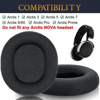 Foto 2 | Almohadillas De Repuesto Para Auriculares Steelseries Arctis - Venta Internacional