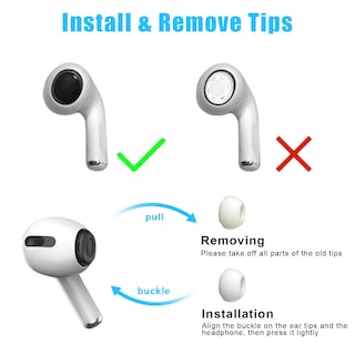 Foto 5 | Almohadillas de Repuesto para AirPods Pro con Reducción de Ruido y Pantalla Antipolvo - Venta Internacional