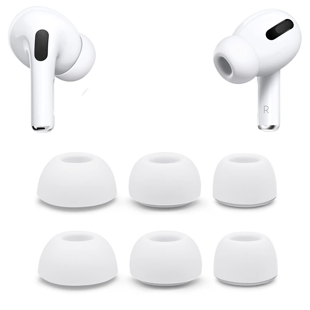 Foto 2 pulgar | Almohadillas Senlixin de Repuesto pra Airpods Pro Silicona Blanca - Venta Internacional