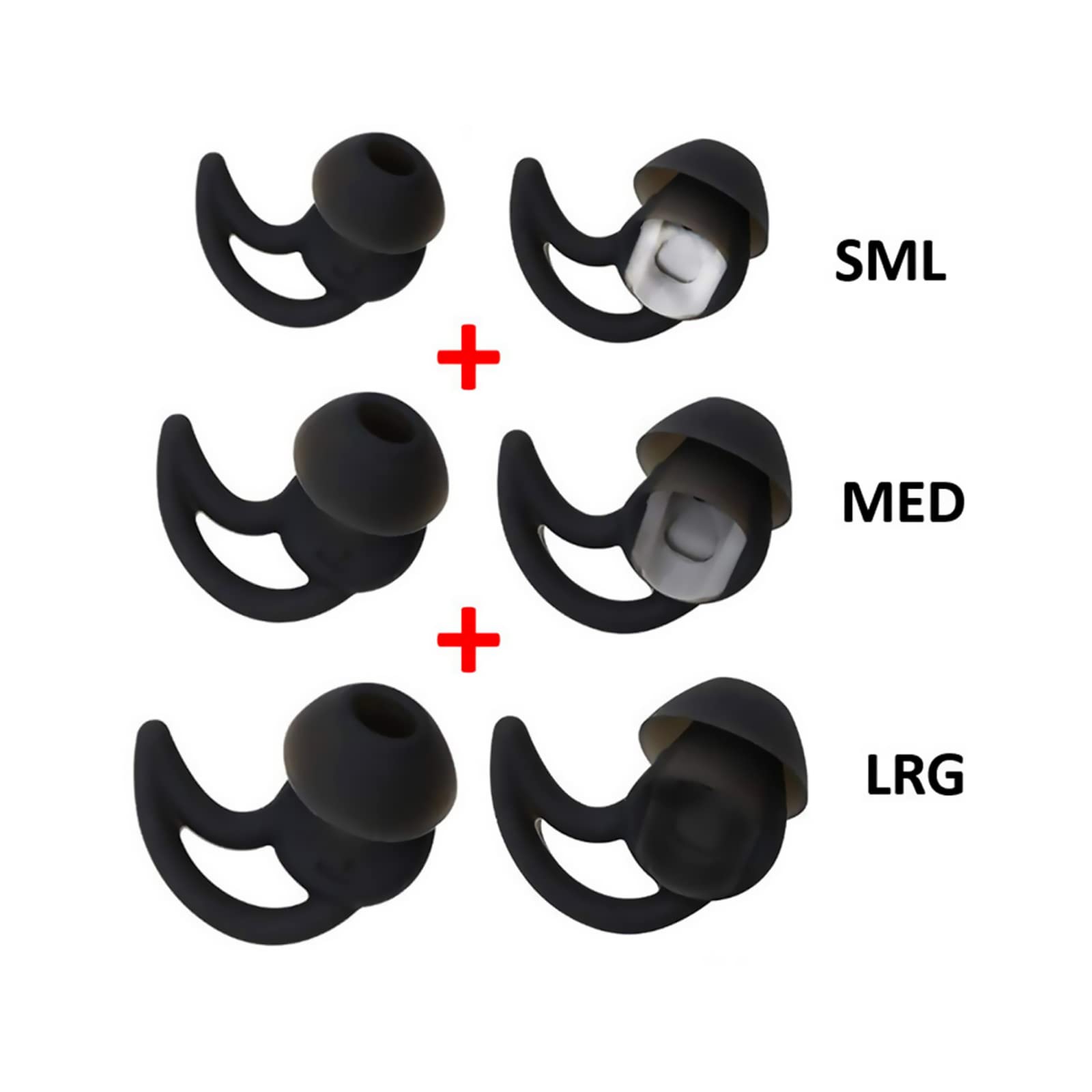 Foto 6 pulgar | Puntas Intraurales de Silicona de Repuesto para Auriculares Bose - Venta Internacional