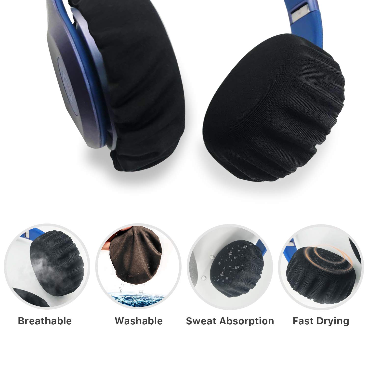 Foto 3 pulgar | Fundas para Auriculares Xklmb de Tela Elástica 3 Pares - Venta Internacional